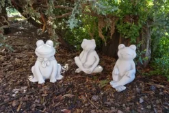 Gartendekoparadies Animaux-Flips – la grenouille réfléchie