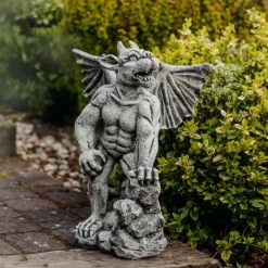Gartendekoparadies Gargouilles-Gargouille avec des ailes