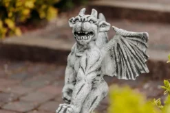 Gartendekoparadies Gargouilles-Gargouille avec des ailes