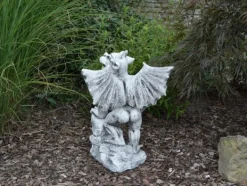 Gartendekoparadies Gargouilles-Gargouille avec des ailes