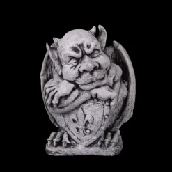 Gartendekoparadies Gargouilles-Gargoyle with Shield
