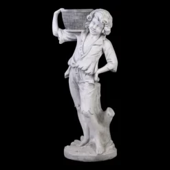 Gartendekoparadies Figures & Statues|Jardinières-Garçon comme pilier de fleur