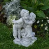 Gartendekoparadies Enfants & Anges-Garçon et fille - intimement familiers