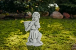 Gartendekoparadies Enfants & Anges|Jardinières-Girl Figurine with Plant Basket
