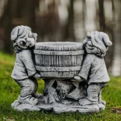Gartendekoparadies Gnome-Gnome drôle avec jardinière