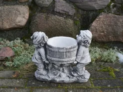 Gartendekoparadies Gnome-Gnome drôle avec jardinière