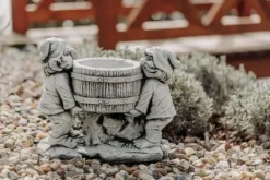 Gartendekoparadies Gnome-Gnome drôle avec jardinière