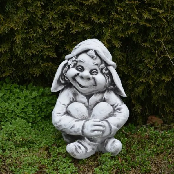 Gartendekoparadies Gnome-Gnome est assis dans le jardin et attend