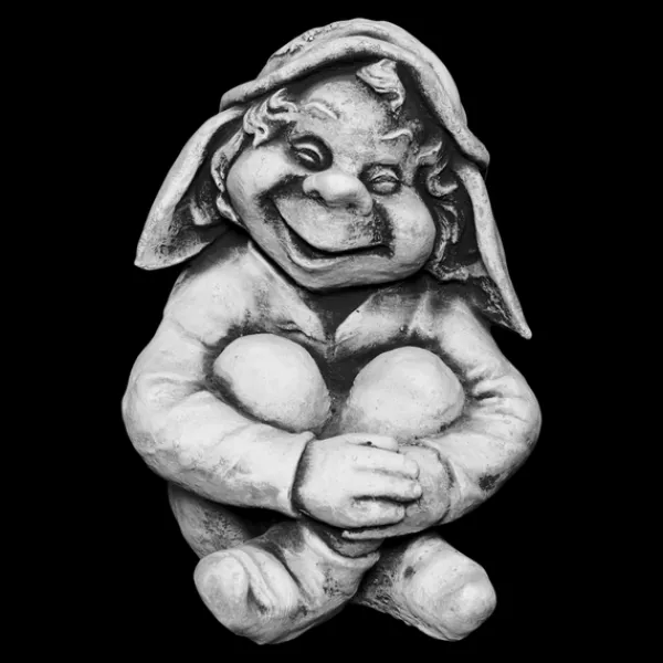 Gartendekoparadies Gnome-Gnome est assis dans le jardin et attend