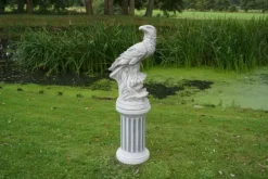 Gartendekoparadies Animaux-Grand aigle sur socle rond