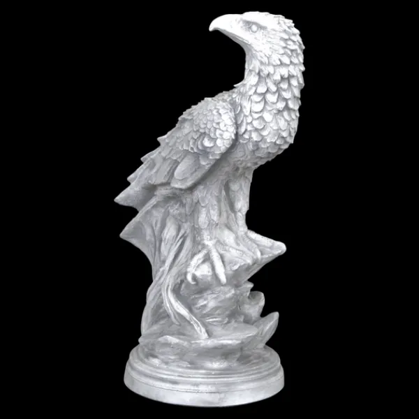 Gartendekoparadies Animaux-Grand aigle sur socle rond