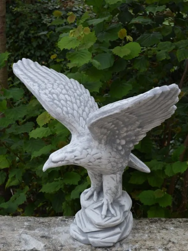 Gartendekoparadies Animaux-Grand aigle tourné vers la droite