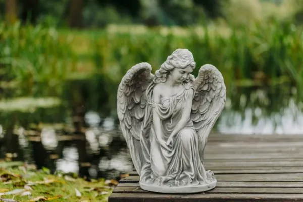 Gartendekoparadies Enfants & Anges-Grand ange assis