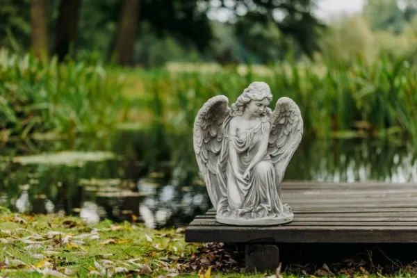 Gartendekoparadies Enfants & Anges-Grand ange assis