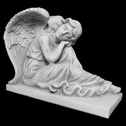 Gartendekoparadies Enfants & Anges-Grand ange sur un piédestal