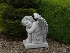 Gartendekoparadies Enfants & Anges-Grand ange sur une plaque de base