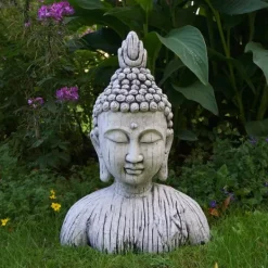 Gartendekoparadies Bouddhas-Grand buste de Bouddha