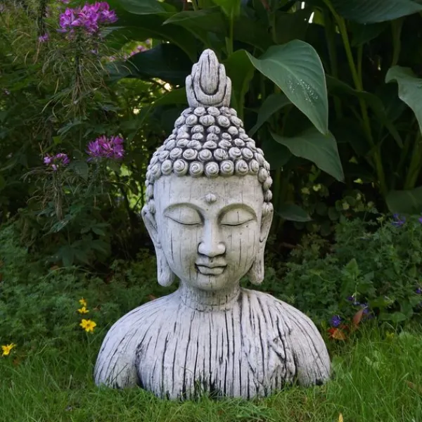 Gartendekoparadies Bouddhas-Grand buste de Bouddha