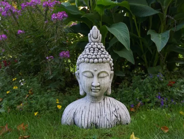 Gartendekoparadies Bouddhas-Grand buste de Bouddha