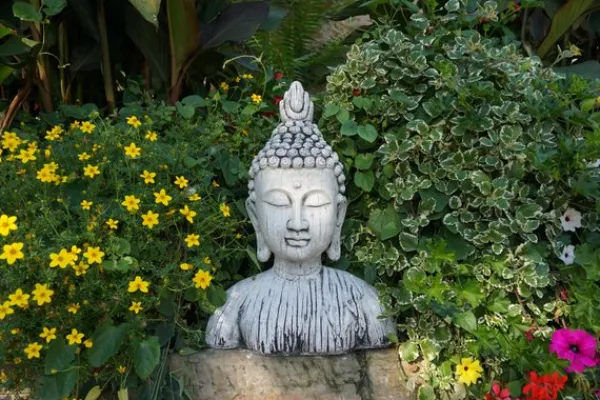 Gartendekoparadies Bouddhas-Grand buste de Bouddha