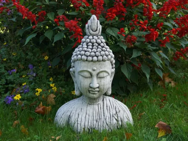 Gartendekoparadies Bouddhas-Grand buste de Bouddha