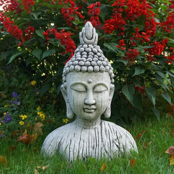 Gartendekoparadies Bouddhas-Grand buste de Bouddha