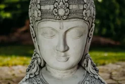 Gartendekoparadies Bouddhas-Grand buste de bouddha féminin