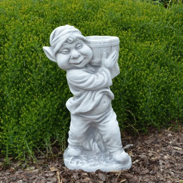 Gartendekoparadies Gnome-Grand gnome avec jardinière