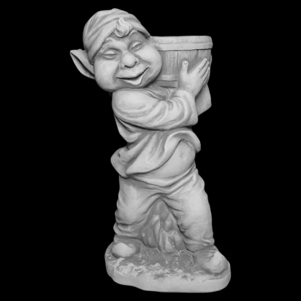 Gartendekoparadies Gnome-Grand gnome avec jardinière