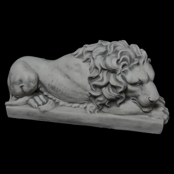 Gartendekoparadies Animaux-Grand lion couché