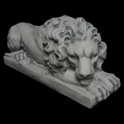 Gartendekoparadies Animaux-Grand lion couché