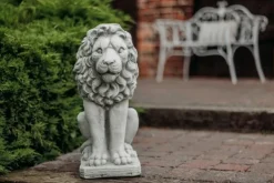 Gartendekoparadies Animaux-Grand lion face au milieu