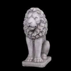 Gartendekoparadies Animaux-Grand lion face au milieu