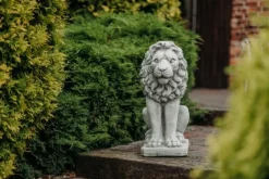 Gartendekoparadies Animaux-Grand lion face au milieu