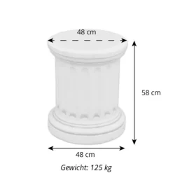 Gartendekoparadies Colonnes & Socles-Grand piédestal