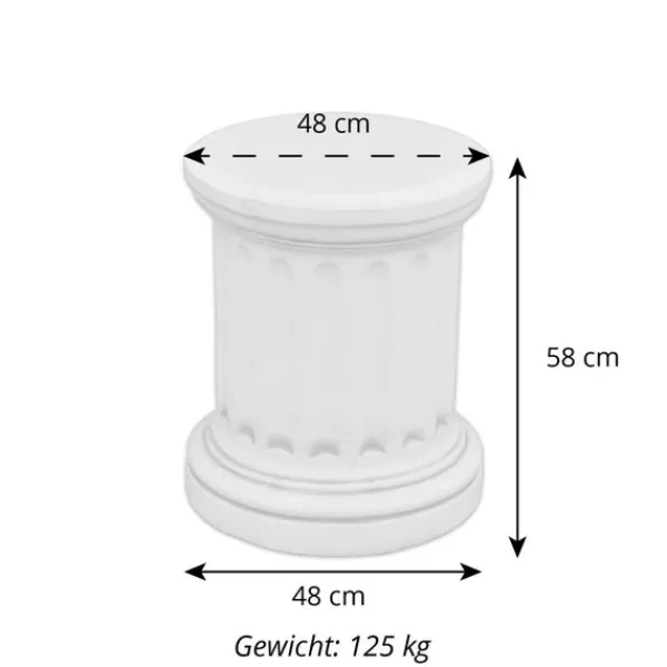 Gartendekoparadies Colonnes & Socles-Grand piédestal