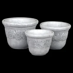 Gartendekoparadies Jardinières-Grand pot de fleurs avec motif tournesol