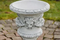 Gartendekoparadies Jardinières-Grand vase à plantes à tête de lion