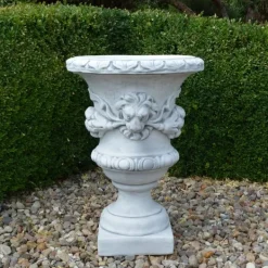 Gartendekoparadies Jardinières-Grand vase à plantes à tête de lion