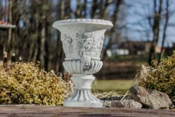 Gartendekoparadies Jardinières-Grand vase à plantes avec des anges