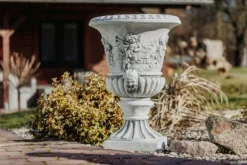 Gartendekoparadies Jardinières-Grand vase à plantes avec des anges