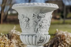 Gartendekoparadies Jardinières-Grand vase à plantes avec des anges