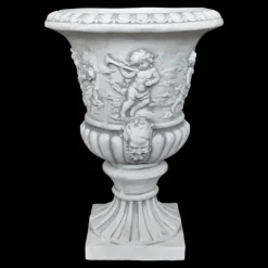 Gartendekoparadies Jardinières-Grand vase à plantes avec des anges
