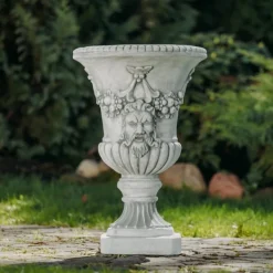 Gartendekoparadies Jardinières-Grand vase à plantes avec ornements