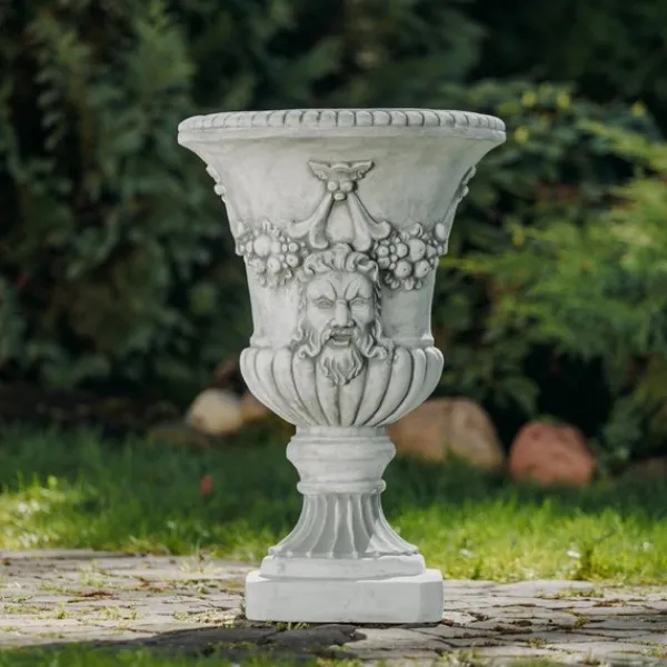 Gartendekoparadies Jardinières-Grand vase à plantes avec ornements