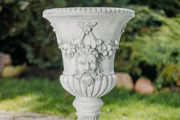 Gartendekoparadies Jardinières-Grand vase à plantes avec ornements