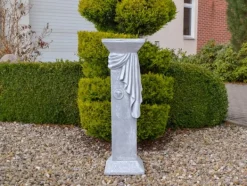 Gartendekoparadies Belle|Colonnes & Socles-Grande base 30 x 30 cm avec designer motif
