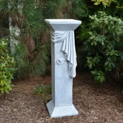Gartendekoparadies Belle|Colonnes & Socles-Grande base 30 x 30 cm avec designer motif