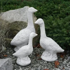 Gartendekoparadies Animaux-Grande famille d'oie