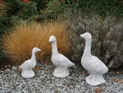 Gartendekoparadies Animaux-Grande famille d'oie